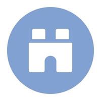 Trendy Historical Building vector