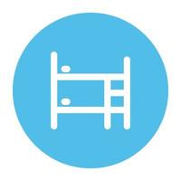 Trendy Bunk Bed vector