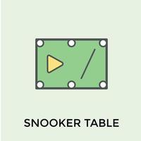 Trendy Billiard Board vector