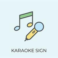 Trendy Singing Concepts vector