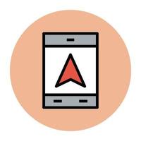 Trendy Mobile Navigation vector