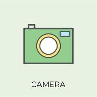 Trendy Camera Concepts vector