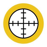 Trendy Shooting Target vector