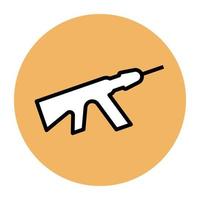 Trendy Rifle Concepts vector