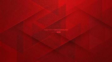 Geometric red abstract background vector