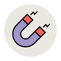 Trendy Magnet Concepts vector