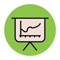 Trendy Projection Screen vector