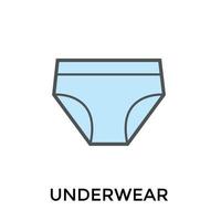 Trendy Underwear Concepts vector