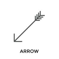 Trendy Archery Arrow vector