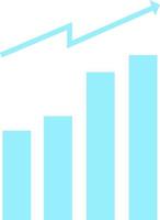 Company development chart semi flat color vector object. Business data analytics. Full sized item on white. Statistics simple cartoon style illustration for web graphic design and animation