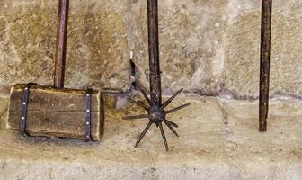 Medieval torture instruments photo