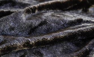 Black fur background photo