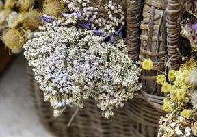 Aromatic dried flowers photo