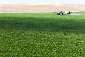 tractor in the field photo