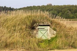 Underground storage, close up photo