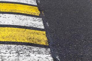 road crossing, close up photo