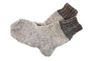 calcetines de lana, aislados foto