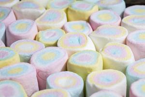 multi colored sweet soft marshmallow photo