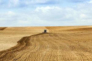 tractor in the field photo