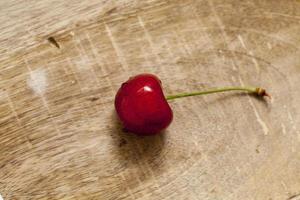 red cherry closeup photo