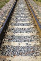 old railroad, close up photo