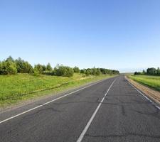 small asphalt road photo