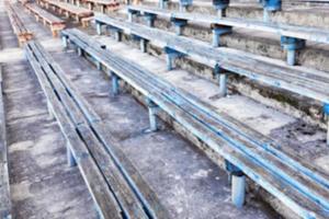 old wooden benches photo