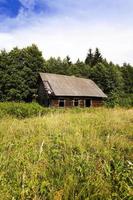 abandoned house . Belarus. photo