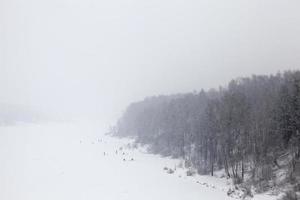 ventisqueros en invierno foto