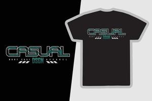 Urban casual t-shirt and apparel design vector