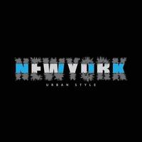 New york t-shirt and apparel design vector