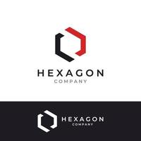 Logo box hexagon or cube and technology hexagon logo creative simple logo.By using modern template vector illustration editing.