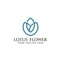 A beautiful and naturally beautiful lotus spa flower, with a luxurious and elegant lotus flower vector illustration editing, suitable for beauty and cosmetic salons.