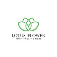 A beautiful and naturally beautiful lotus spa flower, with a luxurious and elegant lotus flower vector illustration editing, suitable for beauty and cosmetic salons.