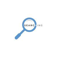 Logo search or discovery, logo search by combination, lab, moon, location, check, wave and sun. Logo with simple illustration editing. vector