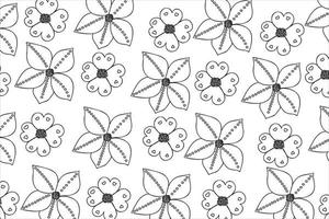 painted wallpaper, background, painted flowers with black lines on a white background, you can use for posters, cards, march 8, valentine, clothes and cloth prints vector