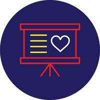 Teaching Line Multicolor vector