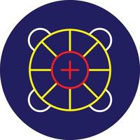 Lifesaver Line Multicolor vector