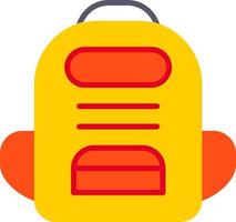 Backpack Flat Icon vector