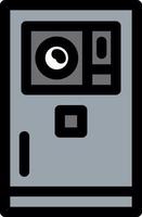 Smartphone Camera Line Icon vector