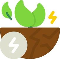 Sustainable Energy Flat Icon vector