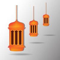 VECTOR 3D LANTERN ILLUSTRATION  GREAT FOR ISLAMIC HOLIDAYS