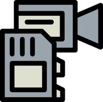 Camera Drive Line Icon vector