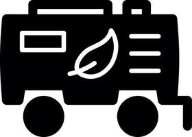 Biofuel Tank Glyph Icon vector