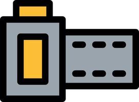 Camera Roll Line Icon vector