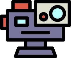 Action Camera Line Icon vector