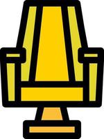 Gaming Chair Line Icon vector