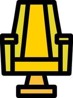 Gaming Chair Line Icon vector