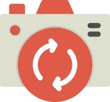 Front Camera Flat Icon vector