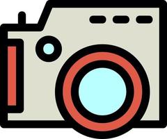 icono de línea de lomografía vector